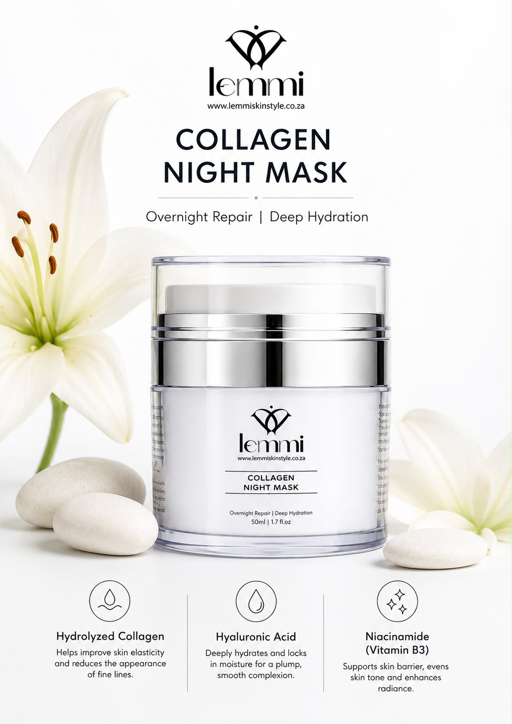 Collagen night mask